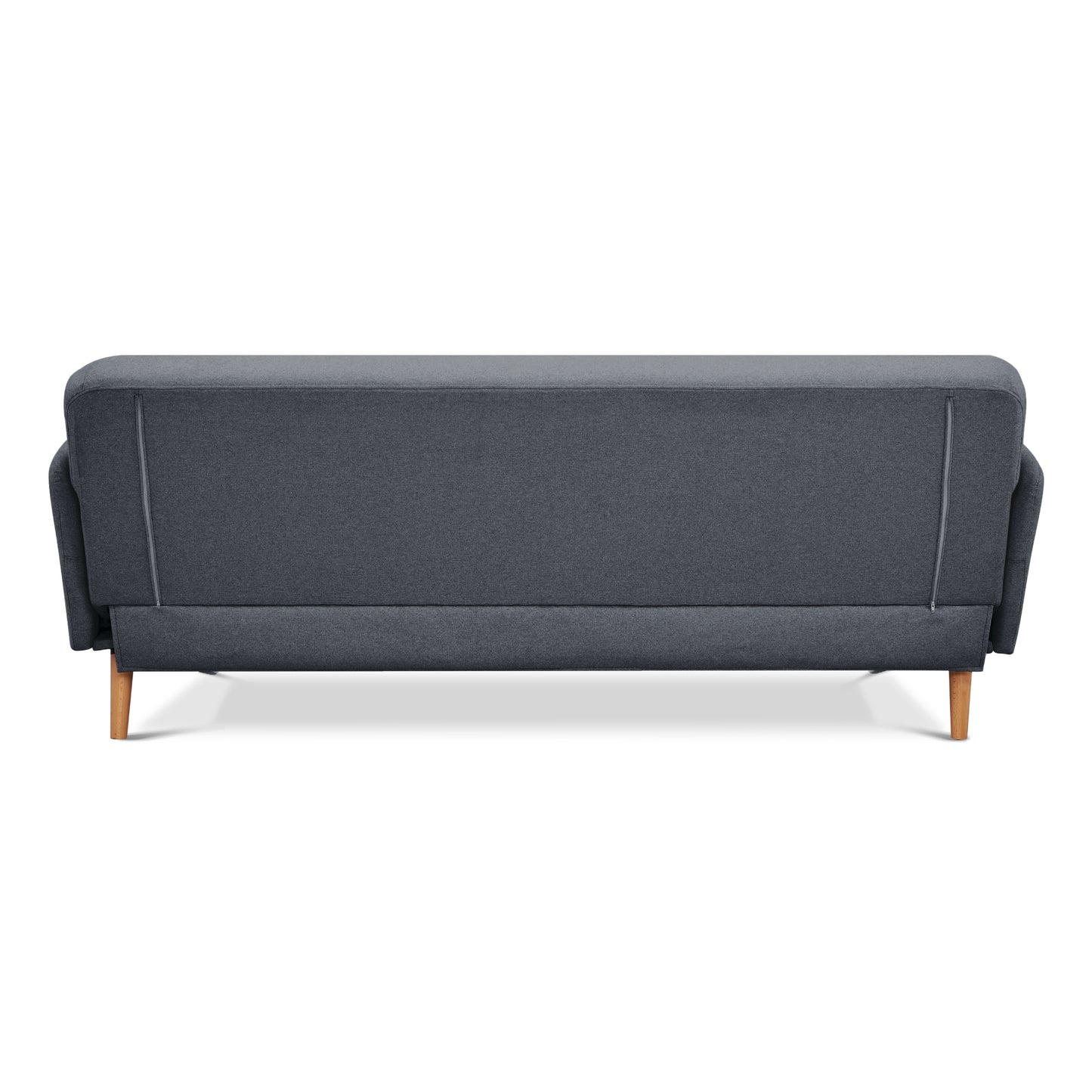 Brianna 3 Seater Sofa Bed Fabric Uplholstered Lounge Couch - Dark Grey