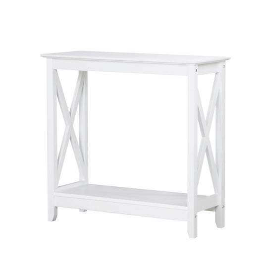 Coastal Console Table in White