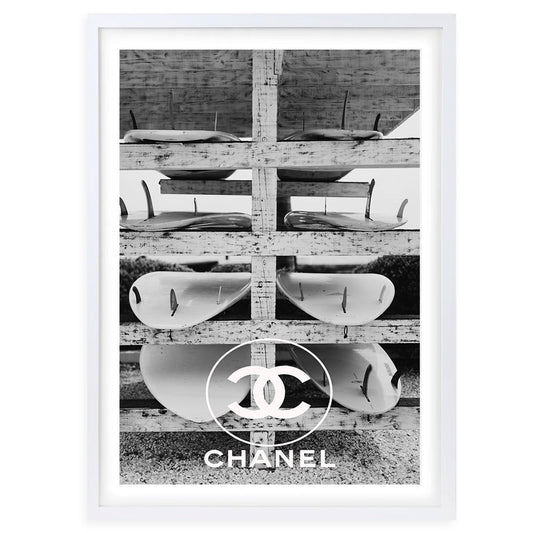 Wall Art's Chanel Surf Stack Framed A1 Art Print