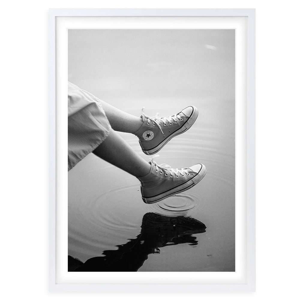 Wall Art's Converse Lake Large 105cm x 81cm Framed A1 Art Print