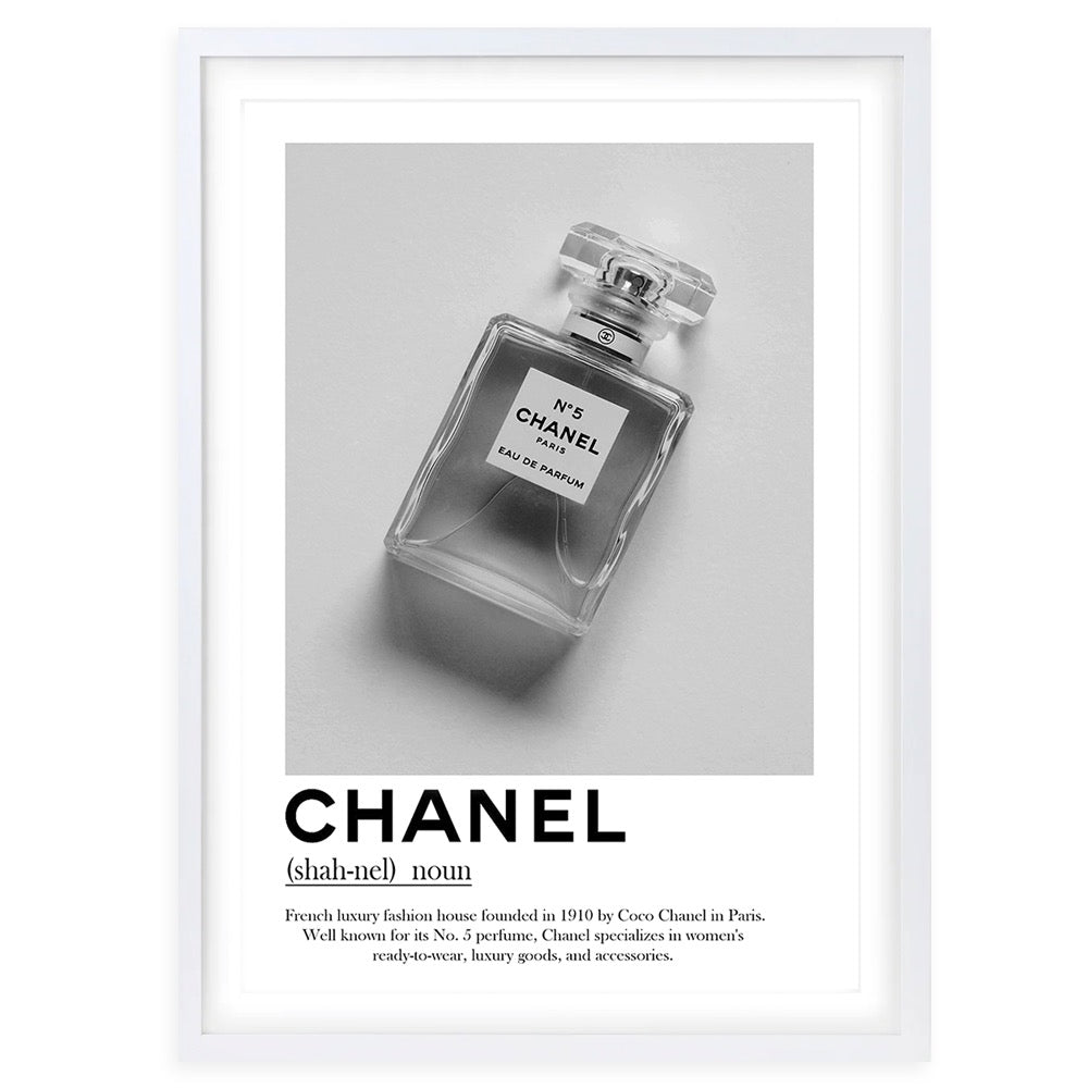 Wall Art's Chanel No.5 Bottle 2 Framed A1 Art Print