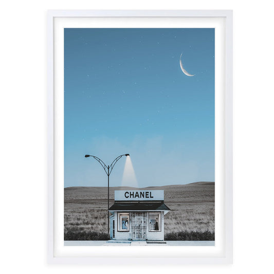 Wall Art's Chanel Desert Shop Framed A1 Art Print