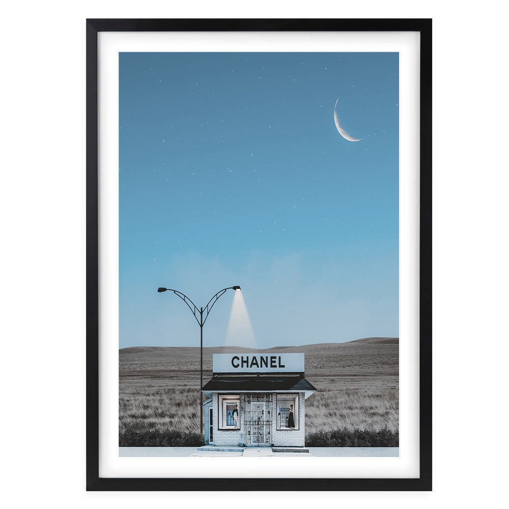 Wall Art's Chanel Desert Shop Framed A1 Art Print