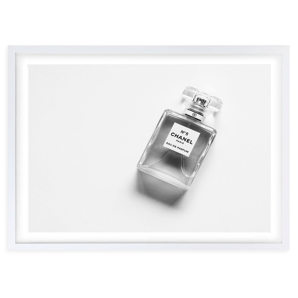 Wall Art's Chanel No.5 Bottle Large 105cm x 81cm Framed A1 Art Print