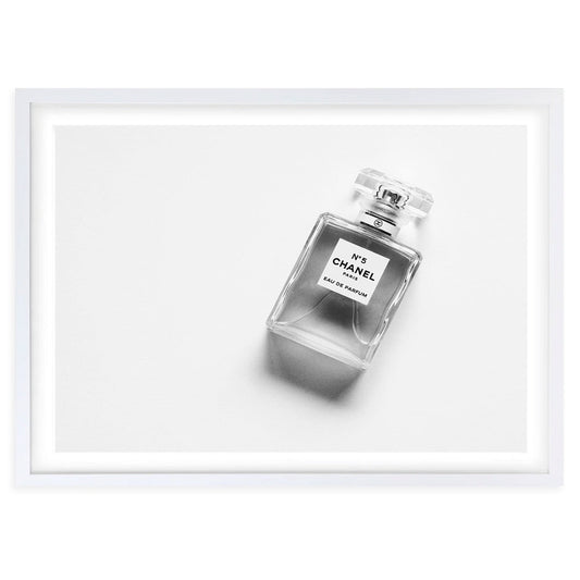 Wall Art's Chanel No.5 Bottle Large 105cm x 81cm Framed A1 Art Print