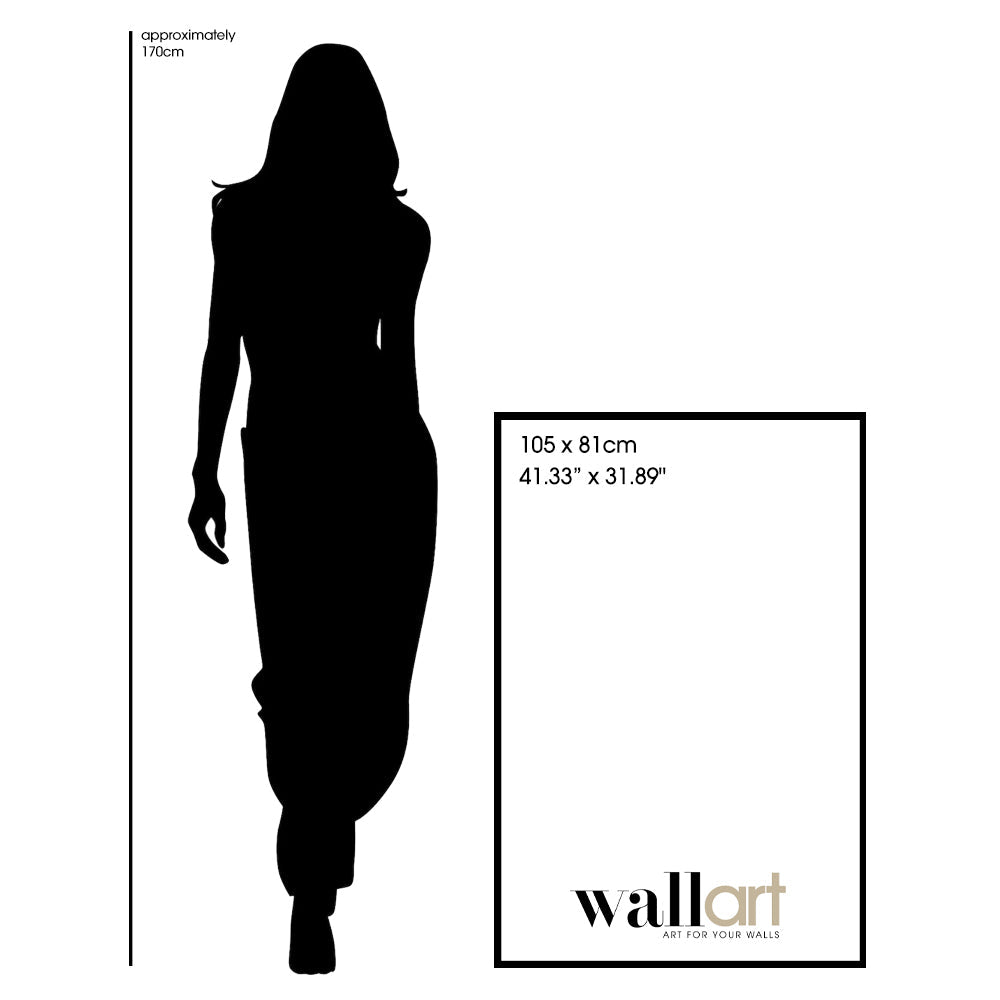 Wall Art's Dior Sign Large 105cm x 81cm Framed A1 Art Print