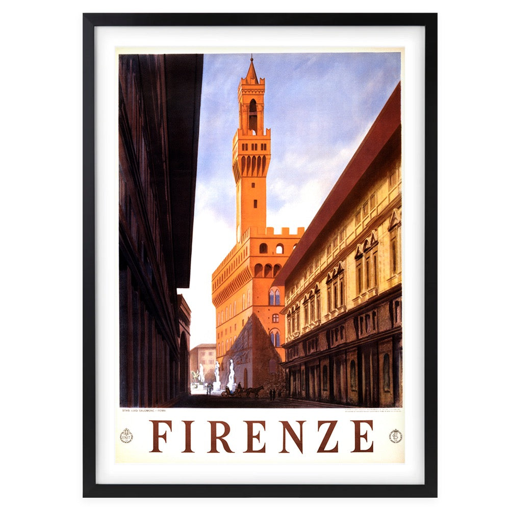 Wall Art's Firenze Large 105cm x 81cm Framed A1 Art Print