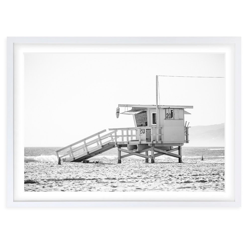 Wall Art's La County Life Savers Large 105cm x 81cm Framed A1 Art Print