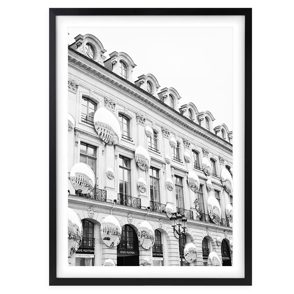 Wall Art's Louis Vuitton Building Large 105cm x 81cm Framed A1 Art Print