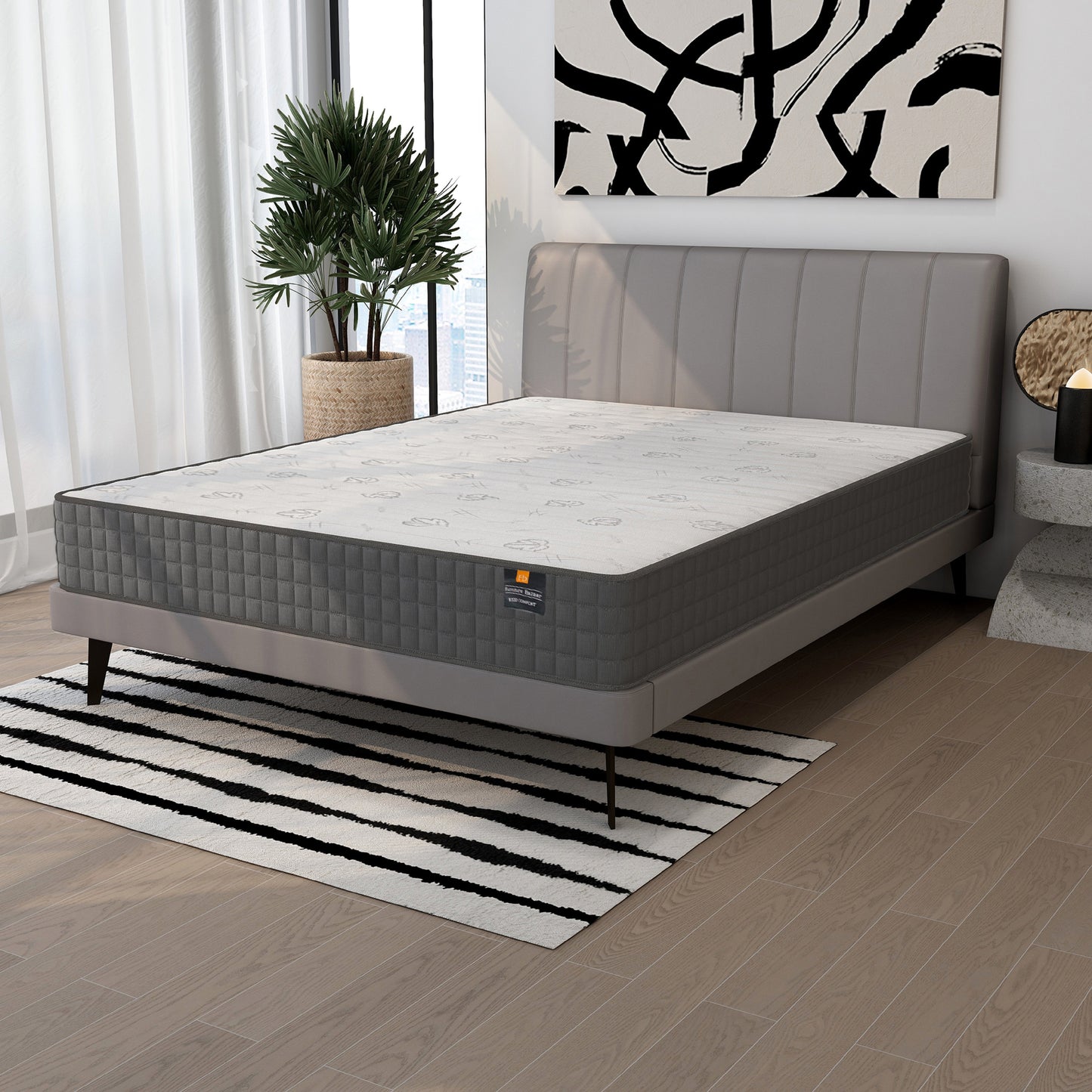 Boxed Comfort Pocket Spring Mattress Double