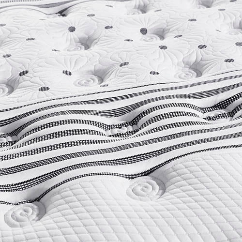 Mattress Euro Top Queen Size Pocket Spring Coil with Knitted Fabric Medium Firm 33cm Thick