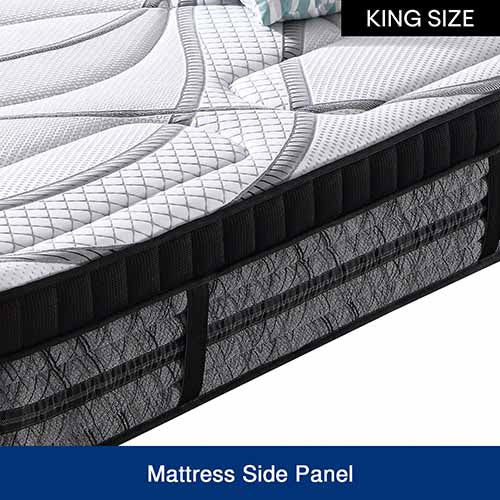 King Mattress Pocket Coil Spring Foam Firm Bed 32cm thick