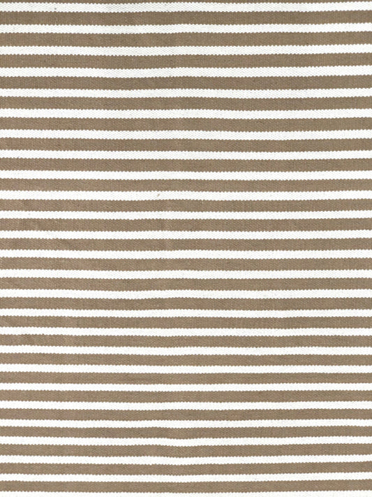 Beige/cream striped cotton kilim rug120x180 cm