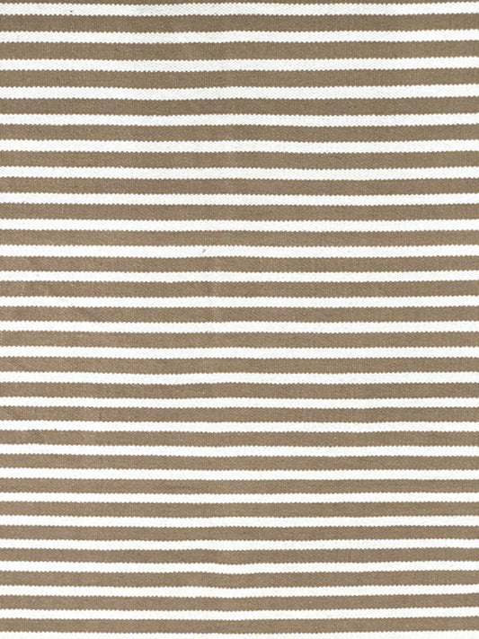 Beige cream striped cotton kilim rug190x250 cm