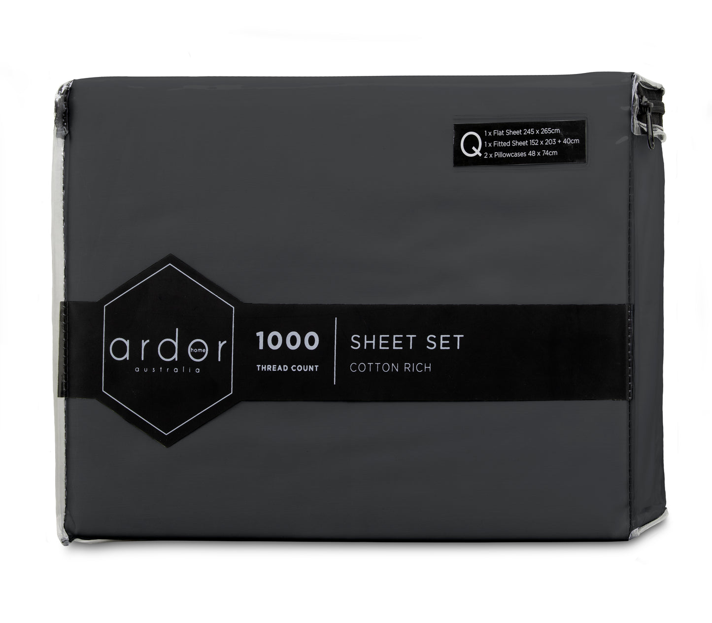 1000TC Cotton Rich SHEET SET - KING SINGLE