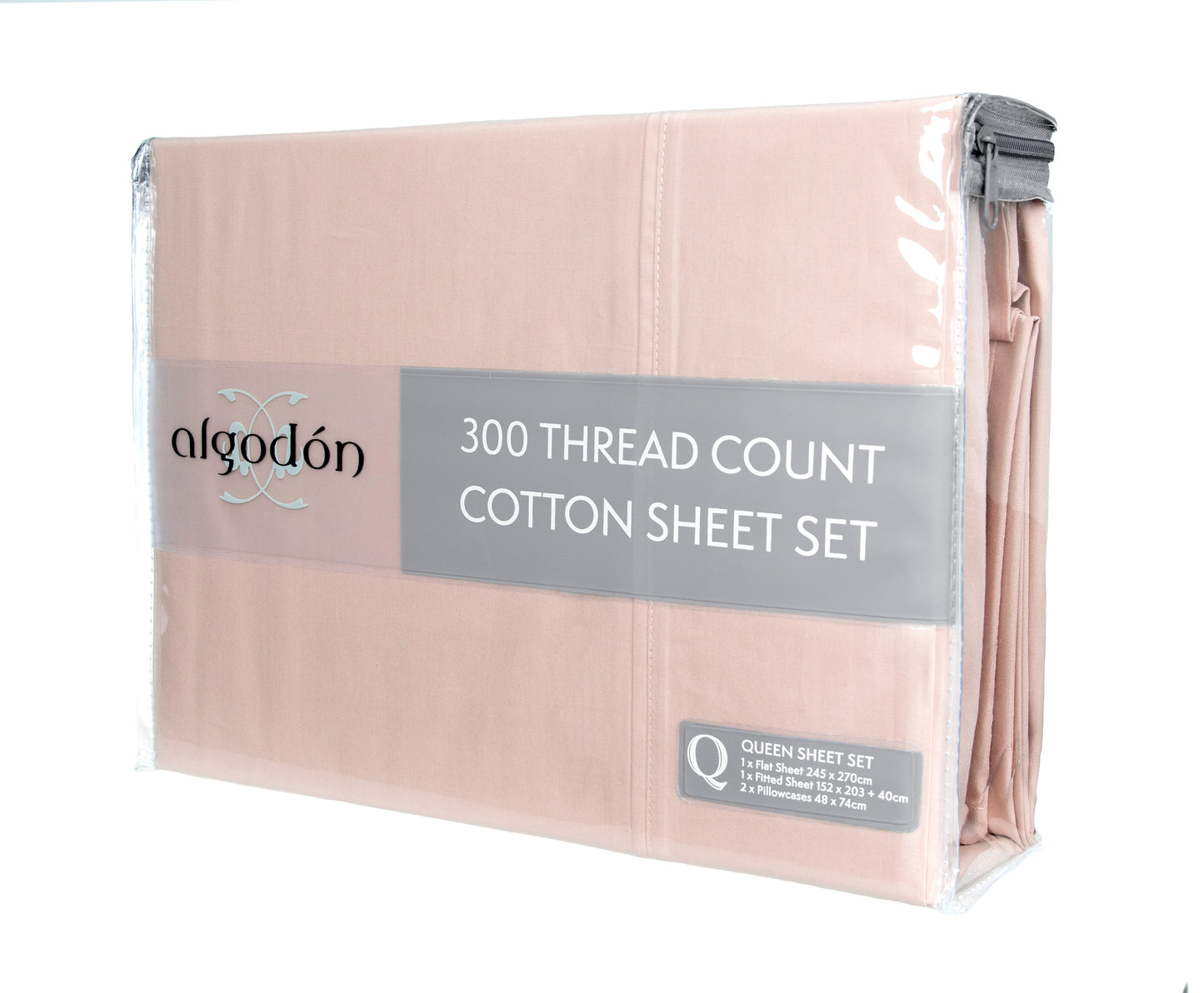 300TC Cotton SHEET SET - MEGA QUEEN