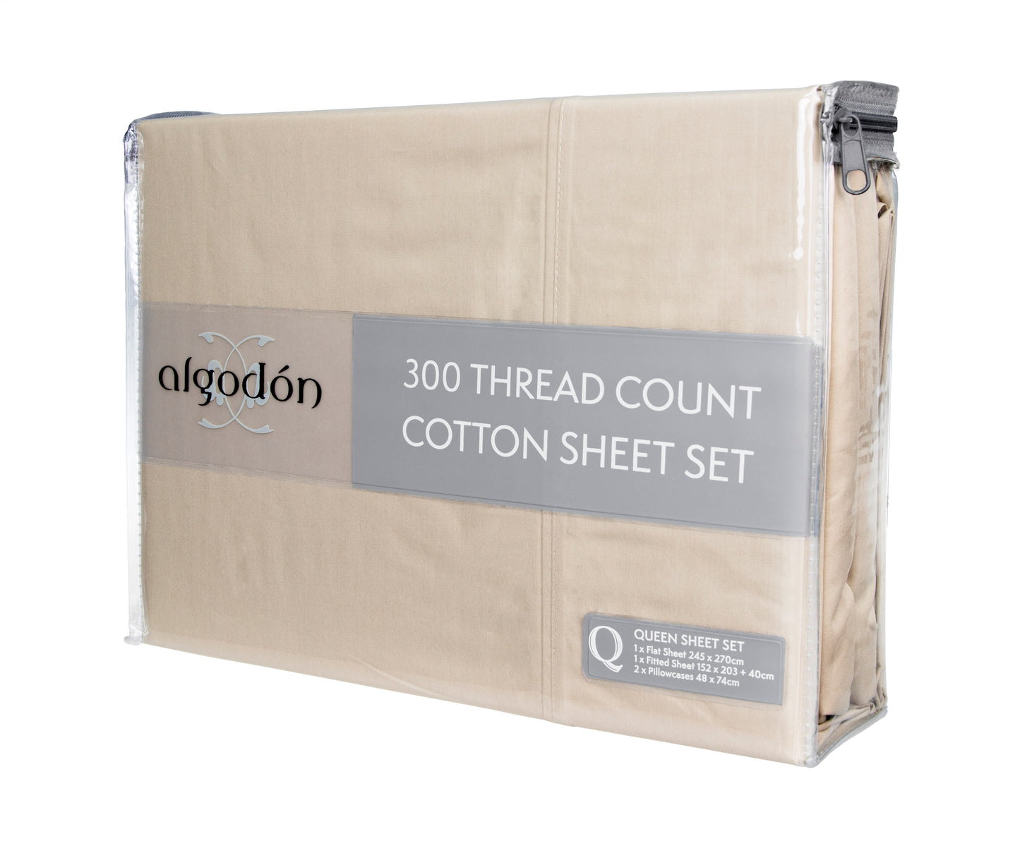 300TC Cotton SHEET SET - SINGLE