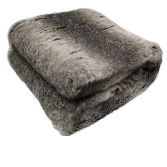 Faux Fur Luxury Animal Throw Rug Wild Deer