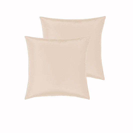 PepperMIll Satin European Pillowcases ( Pair ) APRICOT