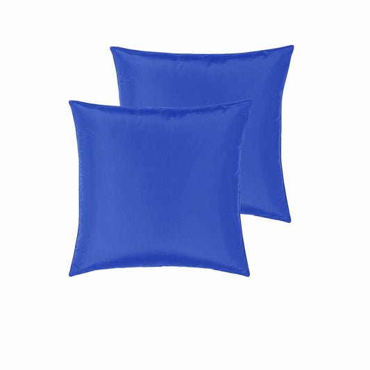 PepperMIll Satin European Pillowcases ( Pair ) ELEC BLUE