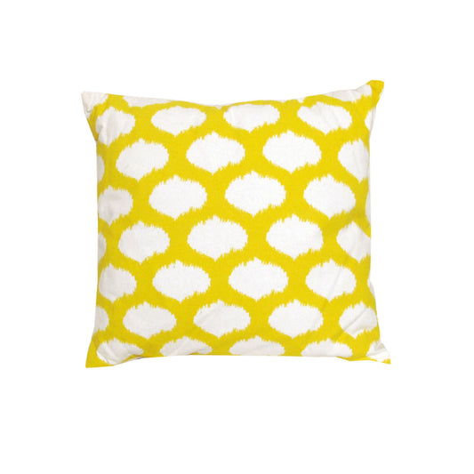 J.Elliot Home Solana Ikat Yellow Filled Cushion