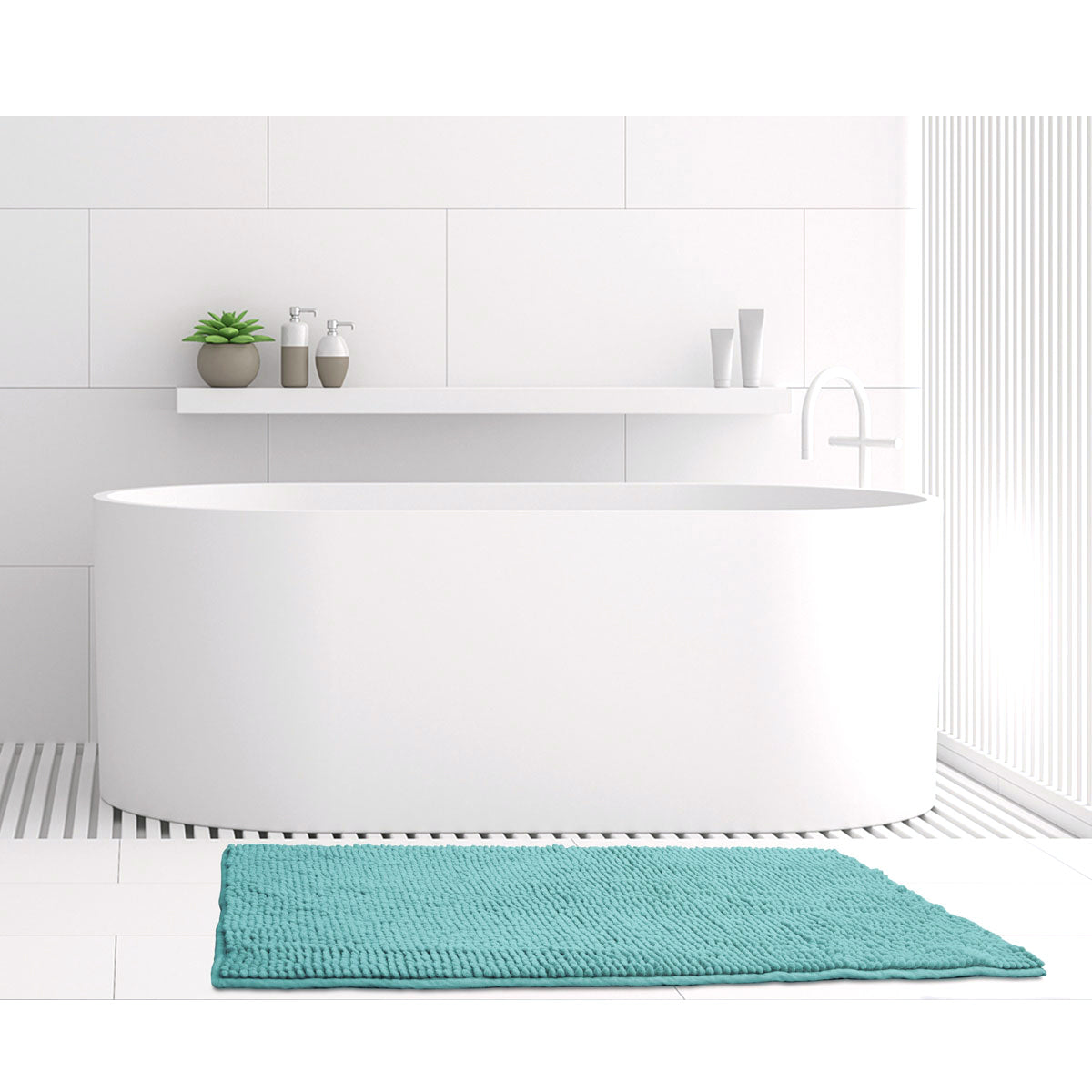 Toggle Microfiber Bath Mat Medium Marine