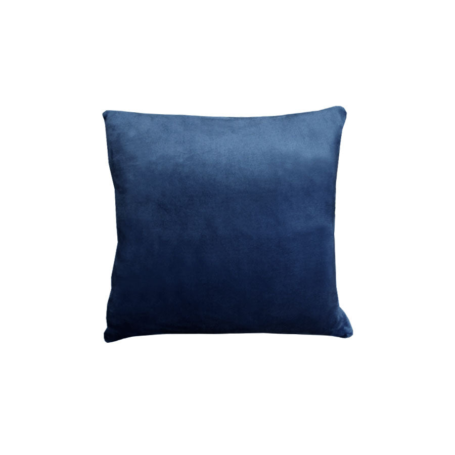 Alastairs Augusta Faux Mink Square Cushion Navy