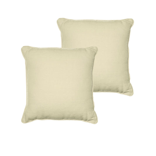 Rans Set of 2 London Cotton Cushion Cover - Natural