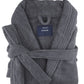 small medium egyptian cotton terry toweling bathrobe charcoal