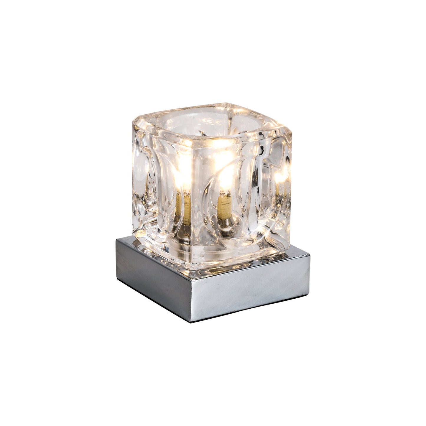 Bianca Glass Table Lamp with LED Bulb