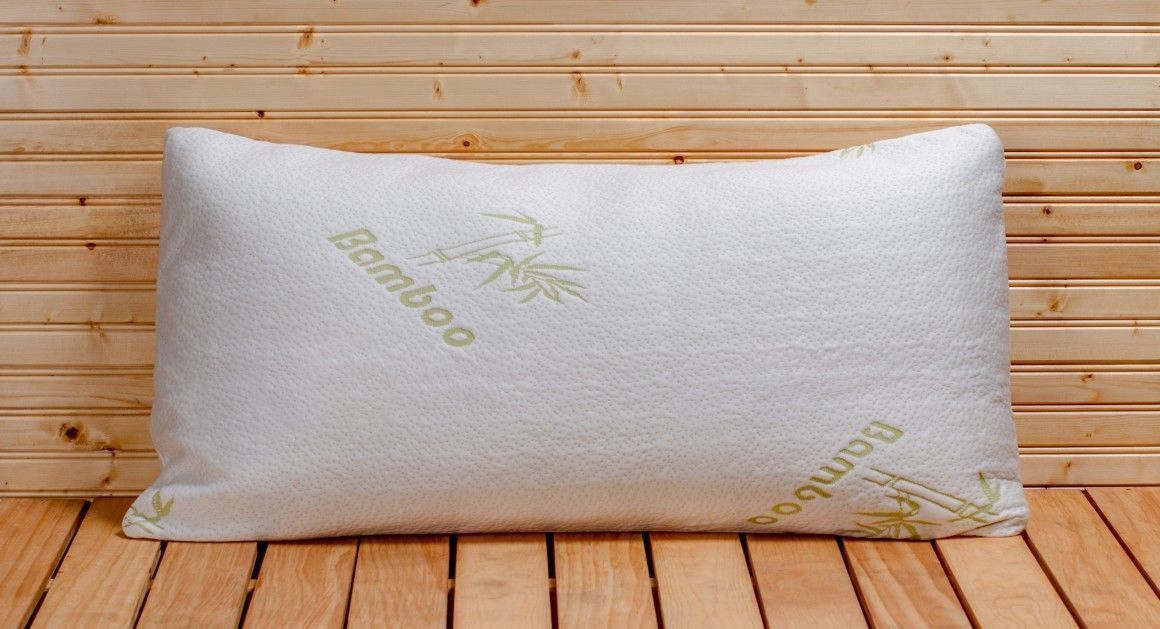 BAMBOO PILLOW Memory Foam Luxury Comfort Organic Health 65x45cm Size New