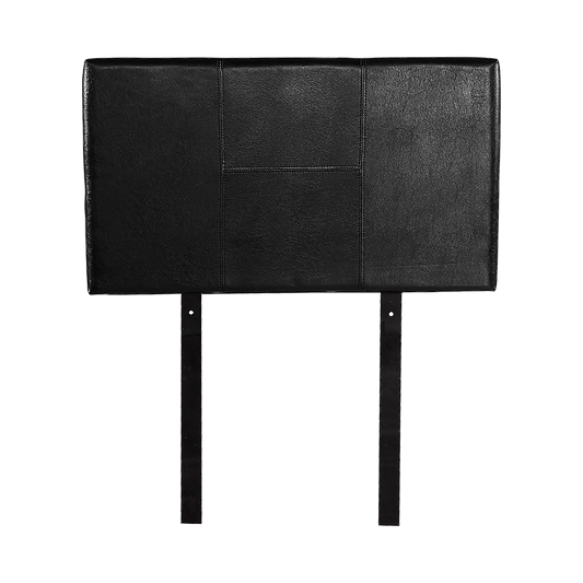 PU Leather Single Bed Headboard Bedhead - Black