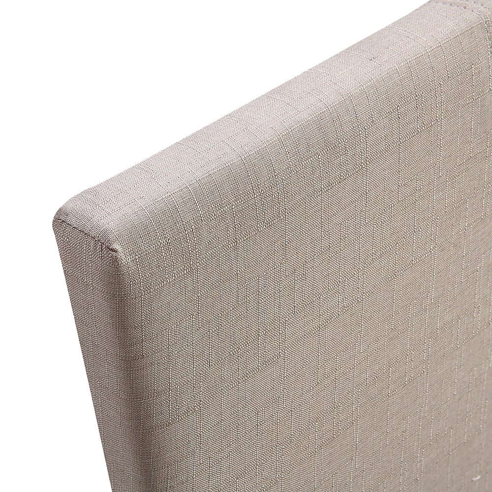 King Linen Fabric Bed Frame Beige