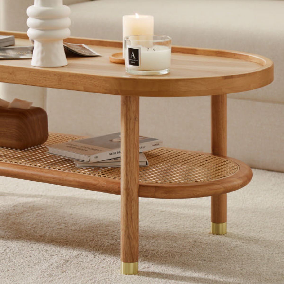 Lauren Natural Coffee Table