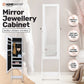 Home Master 140cm Full Length Mirror Jewellery Cabinet Adjustable Angle
